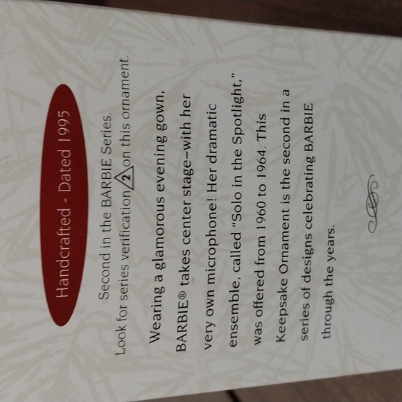 Hallmark Holiday Barbie - Picture 4 of 4